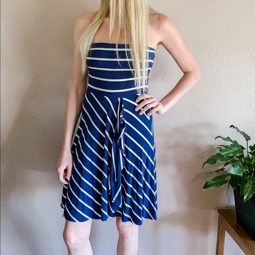Strapless dress!